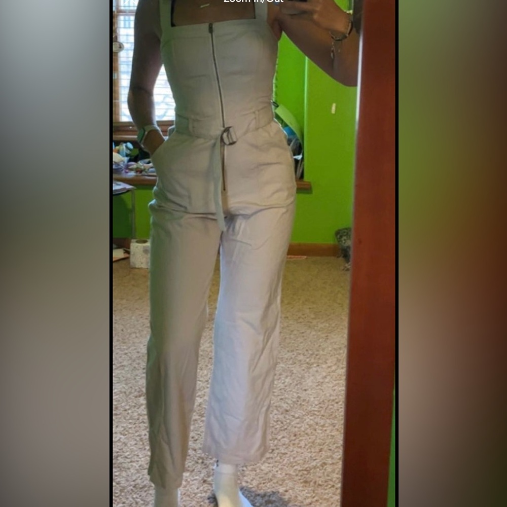 Hollister Tan Jumpsuit